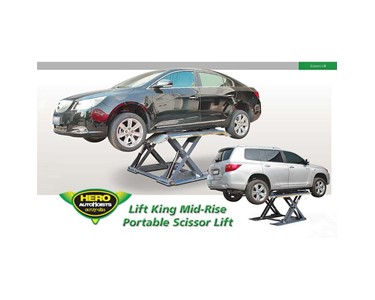 Portable Mid Rise Scissor Lift | Lift King ‘Pro-Line’ 