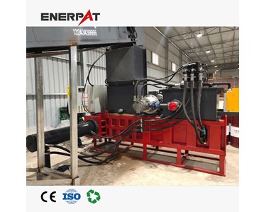 Enerpat - Wood Shaving Baler with Big Volume Feeding Hopper