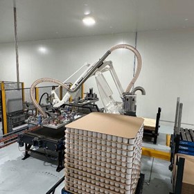 Rigid Composite Pack Palletising