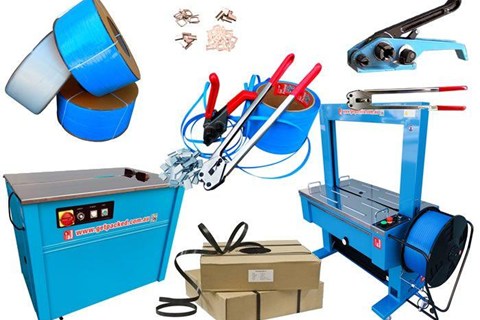 Plastic polypropylene strapping and strapping machines