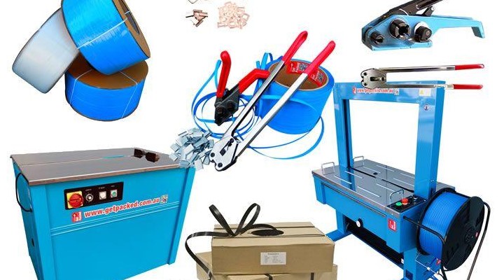 Plastic polypropylene strapping and strapping machines