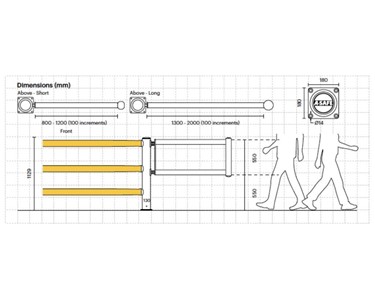 A-SAFE - Safety Swing Gate - Short 