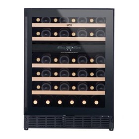 DUAL ZONE WINE FRIDGE IN BLACK 128L | SC-145 WD