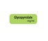 Medi-Print - Drug Indentificaton Label - Gren & Grey | Glycopyrrolate 10x35 HP op
