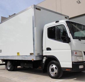 Used Pantech Truck | Canter 515 Pantech Truck with Tailgate Loader