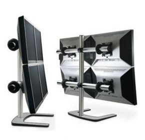 Visidec Freestanding Quad LCD Display | 11.5kg per display