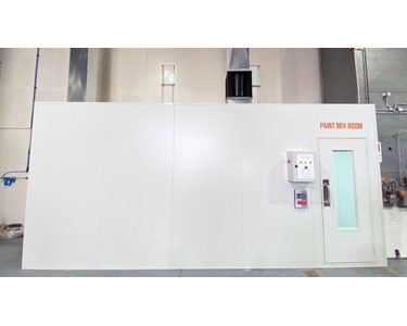 MN Spraybooths - Paint Mix Room