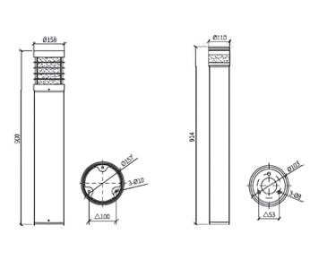 Garden Light | DHB-1161 | Kasesware Lighting