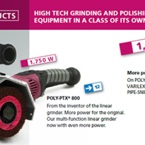 New Poly-PTX 800 multi-functional grinder/polisher now available
