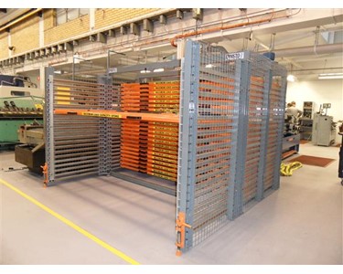 Safe Storage System | ROLL-RACK for sheet metal plates and more