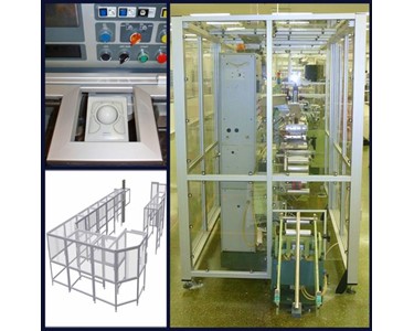 Aluminium profile - rapid assembly for machine guards, enclosures and safety fencing
