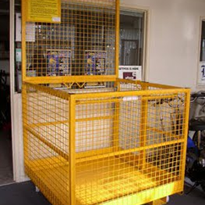 Safety at height: safety cage focus