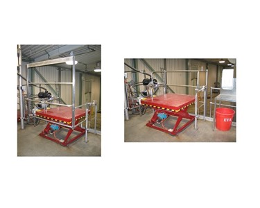 Sherwood Pallet Gates are designed to fit around pallet lifters