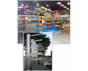 Cantilever Racking | Powdercoated or Galvanized