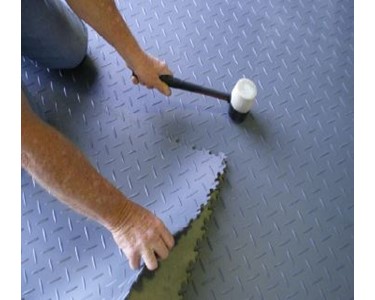 Interlocking Floor Tiles - Ecotile Chequer Plate