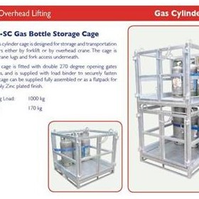 Gas Bottle Storage Cages - FORKLIFT and Crane Series