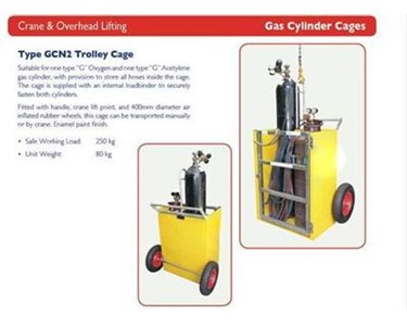 Gas Bottle Storage Cages - FORKLIFT and Crane Series