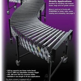 Flexible Roller Conveyors – Gravity ROLL Series