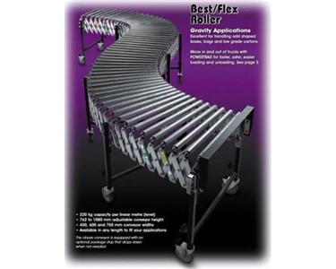 Flexible Roller Conveyors – Gravity ROLL Series