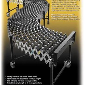 Flexible Skate-Wheel Conveyors – Gravity WHEEL Series