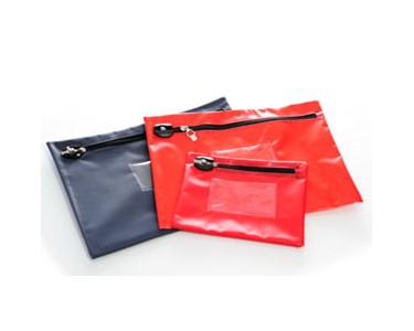 Envelope type security bags are thin and compact - suitable for documents and bank notes.