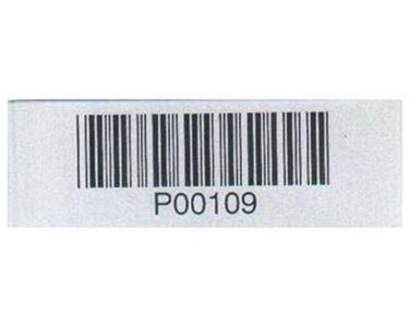 Anodised Aluminium Barcode Labels