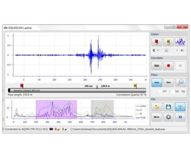 Gutermann - Water Leak Detector | Aquascan TM2 Trunk Main Correlator
