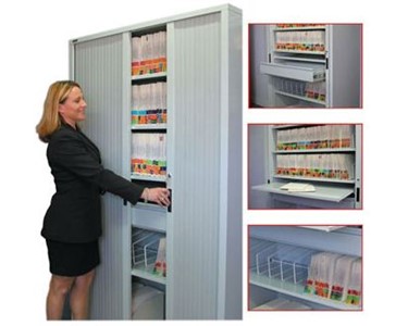 Lateral Filing Equipment - Tambour Door Cabinets
