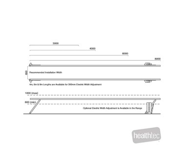 Healthtec - Electric Walking Rails 4m