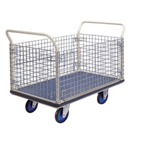 Platform Trolley with Removable Mesh Sides - Prestar NG407