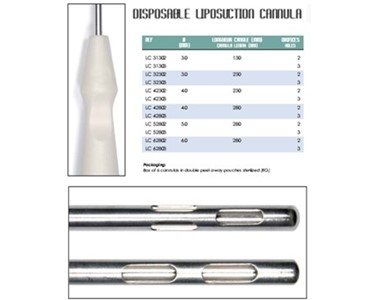 Liposuction Cannulae - Disposable