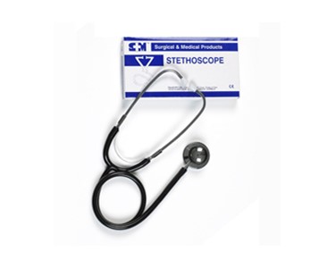 Dual Head Stethoscope (Black) | S+M