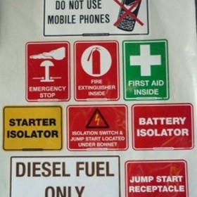 Safety Equipment | Vehicle Safety Stickers