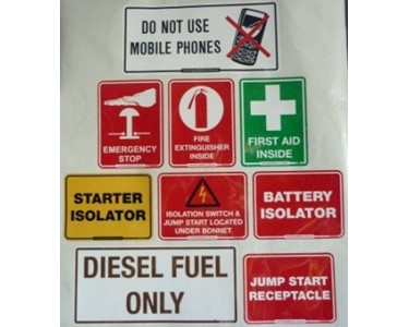Safety Equipment | Vehicle Safety Stickers