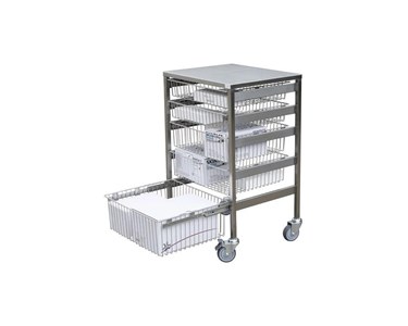 Dalcross - Dalcross Stainless Steel Wire Basket Trolley