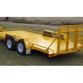 Tandem Axle Tilt Bed Plant Transport Trailer | No. 18A