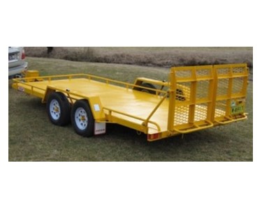 Tandem Axle Tilt Bed Plant Transport Trailer | No. 18A