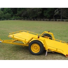 Single Axle Tilt Bed Plant Transport Trailer | No. 19OSB 