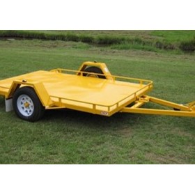 Wide Body Single Axle Tilt Bed Plant Transport Trailer | No. 19OSB 