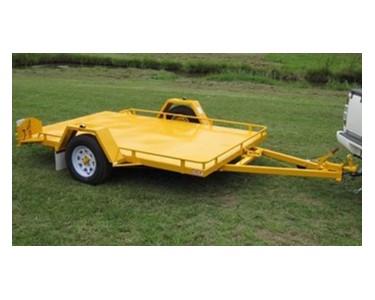 Wide Body Single Axle Tilt Bed Plant Transport Trailer | No. 19OSB 