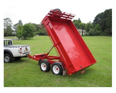 Tandem Axle Hydraulic Tipping Utility Trailer | No. 7B 