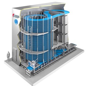 Spiral Cooling Tower | Cooling Bakery Combination