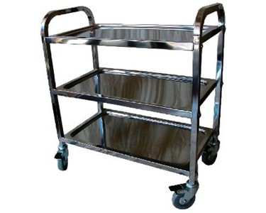 Stainless Steel Service Trolley | 3 Tier