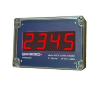 Wall mount IP65 display with 38mm high digits