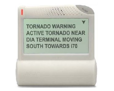 Text Display for Emergency Alerting / Evacuation | REA100