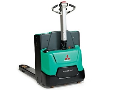The Premia power pallet truck available from MLA Holdings