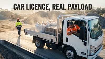 Can You Drive a Tray Truck on a Car Licence? GVM, Payload and Choosing the Right Size