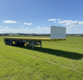 Semi Flat Top 45ft Extendable Trailer