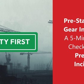Pre-Start Lifting Gear Inspection: A 5-Minute Daily Checklist That Prevents Incidents