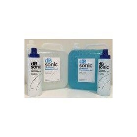 dB Sonic 5 Litre Clear or Blue Ultrasound Gel with Dispenser Bottle